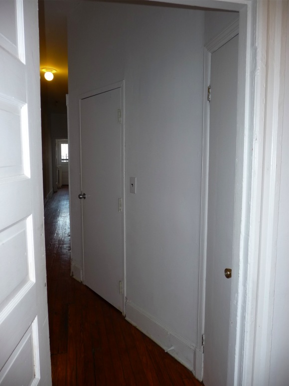 Facing hallway from living room 