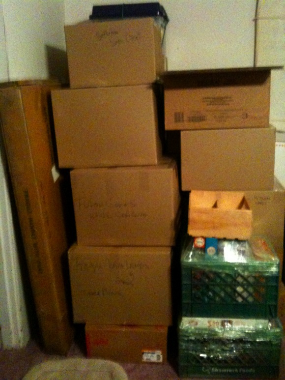 Pile of boxes